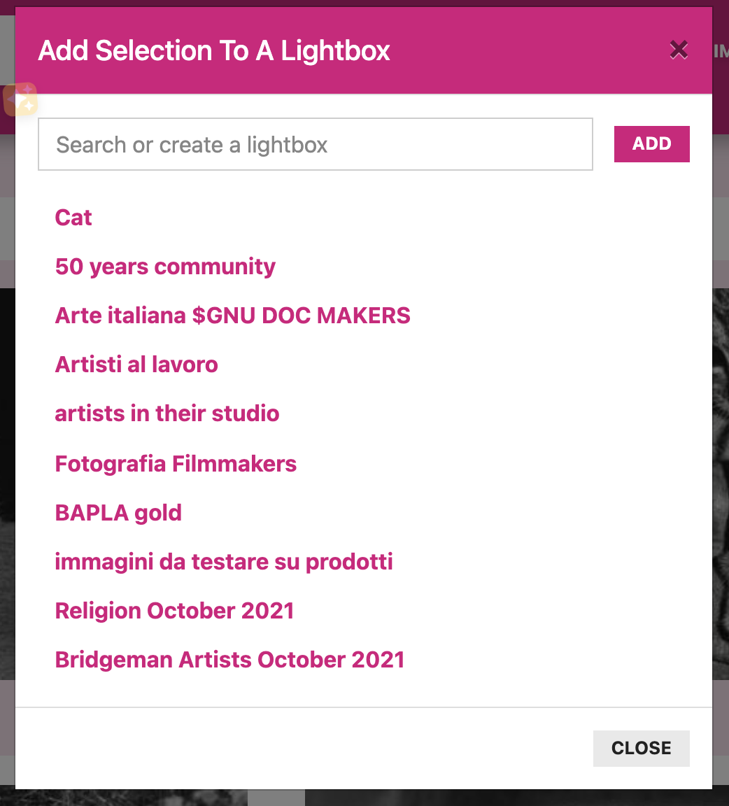 How to add images to a lightbox